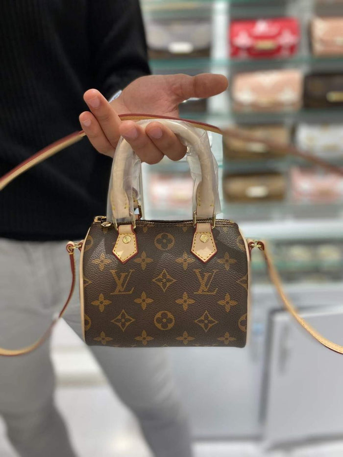 Bolso Louis Vuitton Nano speedy100%PIEL